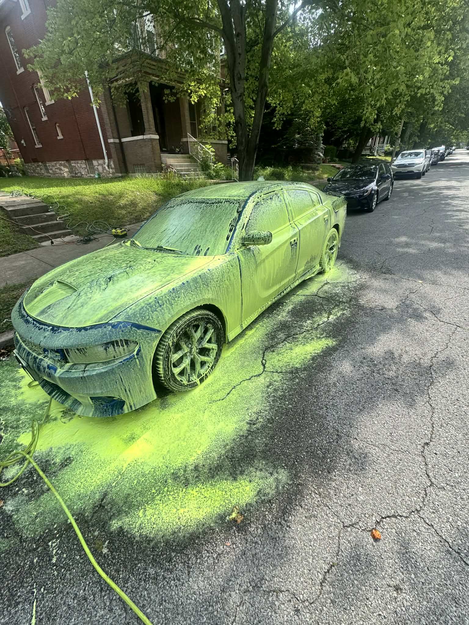 Paint correction in progress